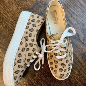 KEDS Platform Cheetah Print